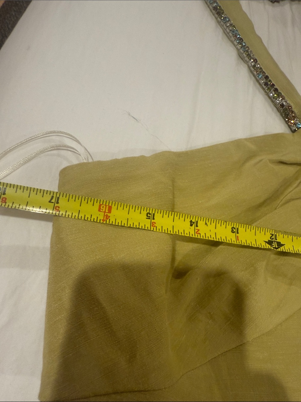 Olive Green Halter Crop Top & Skirt Set - Women Skirt size 4 - Picture 7 of 8